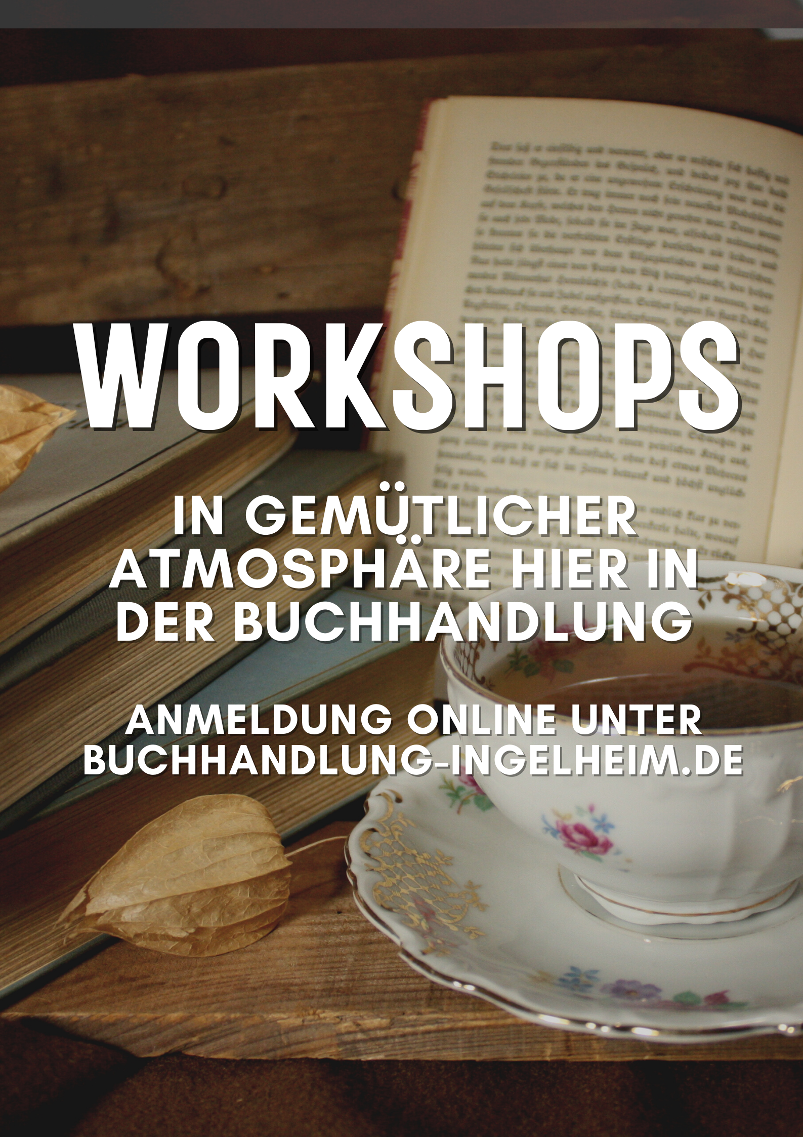 Workshops in der Buchhandlung in Ingelheim